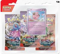 Pokémon JCC DE Cartes À Collectionner : Pack de 3 Carmesin & Pourpre - Les Forces du Temps : Pii (3 boosters & 1 Carte Promo Holographique)