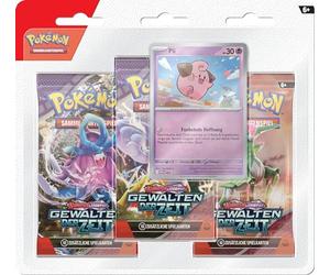 Pokémon JCC DE Cartes À Collectionner : Pack de 3 Carmesin & Pourpre - Les Forces du Temps : Pii (3 boosters & 1 Carte Promo Holographique)