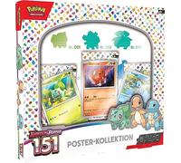 Pokémon - JCC DE Cartes À Collectionner : Poster Collection CARMESIN & Purple - 151 (3 boosters & 3 Cartes Promo holographiques) German Edition