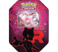 Pokémon JCC DE Cartes À Collectionner : Tin-Box Team Rocket - Mewtu-ex (1 Carte Promo holographique & 4 boosters)