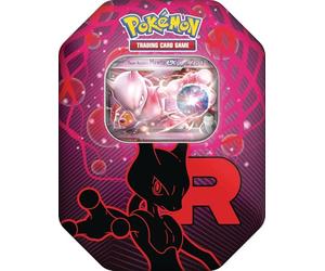 Pokémon JCC DE Cartes À Collectionner : Tin-Box Team Rocket - Mewtu-ex (1 Carte Promo holographique & 4 boosters)