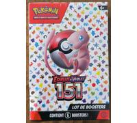 Pokémon JCC Écarlate et Violet Bundle 151 Boîte 6 Boosters 60 Cartes FR SCELLÉ