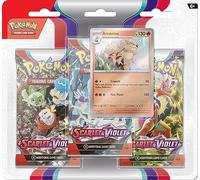 Pokémon JCC - Écarlate et Violet - Pack Blister de 3 Boosters Arcanin & Oyacata (1 Pack aléatoire)