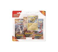 Pokémon Jcc - Écarlate Et Violet - Pack Blister De 3 Boosters Ev08 Étincelles Déferlantes Maraiste Et Électhor (1 Booster Aléatoire)