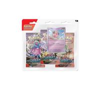 Pokémon Jcc - Écarlate Et Violet - Pack Blister De 3 Boosters Forces Temporelles Mélo Ou Motorizard (1 Booster Aléatoire)