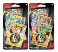 Pokémon JCC: Mega Evolution - Chaos Rising Premium Checklane Blister Duo Pack - Flygon et Pawmot - 2 blisters avec 2 boosters 2