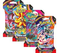 Pokémon JCC : Mega Evolutions - Lot de 8 boosters Chaos Rising - 8 packs (80 cartes)