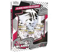 Pokémon: JCC Pokémon Album à collectionner écarlate et violet-flamme blanche (album Reshiram et 5 enveloppes d'amélioration)