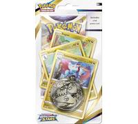 Pokémon - JCC Pokémon : Épée et Bouclier 9 Stars Étincelantes - Boîte de Premium Checklane Blister - Jeu de Cartes - à partir de 6 Ans - 2 Joueurs - Temps de Jeu de 10 Minutes