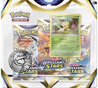 Pokémon - JCC Pokémon : Épée et Bouclier 9 Stars Étincelantes - Lot de 3 boîtes de Booster - Jeu de Cartes - à partir de 6 Ans - 2 Joueurs - 10 Minutes de Temps de Jeu