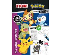 Pokémon - Je décore (région de Sinnoh) - Collectif - Hachette Jeunesse - broché - Document jeunesse