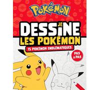 Pokémon - Je dessine les Pokémon - 15 Pokémon emblématiques - Pokemon - Hachette Jeunesse - broché - Document jeunesse