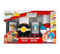 Pokémon Jeu d'attaque surprise, comprend Évoli, Quaxly, balle de luxe, balle de leurre, 1 à 2 joueurs, à partir de 4 ans