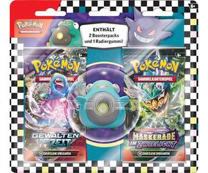 Pokémon Jeu DE Cartes À COLLECTER : Gomme Blister pour la rentrée Scolaire - Wampitz (1 Gomme et 2 boosters)