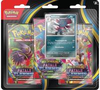 Pokémon - Jeu DE Cartes À COLLECTER : Pack de 3 Mega Développement - Flammes Fatales : Snibunna (1 Carte Promo holographique & 3 boosters)