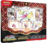 Pokémon Jeu de Cartes à Collectionner : Carmesin & Pourpre - Destinées de Paldeas : Collection Premium Skelokrok-ex (3 Cartes holographiques en Relief, 1 Carte Promo surdimensionnée et