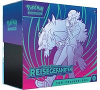 Pokémon Jeu de Cartes à Collectionner : Coffret Dresseur Haut de Gamme Karmesin et Pourpre - Compagnons de Voyage (1 Carte Promo Plein écran, 9 boosters et Accessoires Premium)