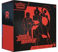 Pokémon Jeu de Cartes à Collectionner : Coffret Dresseur Haut de Gamme Karmesin & Pourpre - Rivaux éternels (1 Carte Promo Plein écran, 9 boosters et Accessoires Premium)