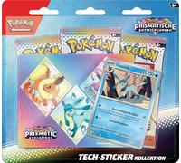 Pokémon - Jeu de Cartes à Collectionner - Collection TechSticker Karmesin & Pourpre - Évolutions prismatiques : Glaziola (1 Carte Promo holographique & 3 boosters)