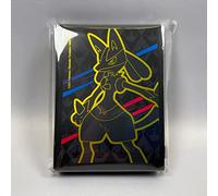 Pokémon Jeu de cartes à collectionner Crown Zenith Coffret dresseur d'élite avec housses exclusives Lucario - 65 pièces (158-85147B)