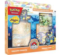 Pokémon Jeu de Cartes à Collectionner : Deck de la Coupe du Monde 2024 - Fernando Cifuentes - Crushing Thorn (1 Jeu Complet de 60 Cartes et Accessoires)