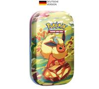Pokémon - Jeu DE Cartes À Collectionner : Mini Boîte Carmesin & Pourpre - Évolutions Prismatiques : Flamara (2 boosters & 1 pièce)