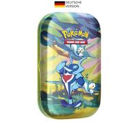 Pokémon Jeu de Cartes à Collectionner : Mini boîte de Rangement colorée Paldea : Delfinator & Pachirisu (2 boosters, 1 Feuille d'autocollants)