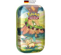 Pokémon Jeu de Cartes à Collectionner : Mini boîte de Rangement colorée Paldea : Olithena & Folipurba (2 boosters, 1 Feuille d'autocollants)