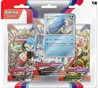 Pokémon Jeu de Cartes à Collectionner : Pack de 3 Carmesin & Pourpre - Requin d'Armée (3 boosters et 1 Carte Promo holographique)