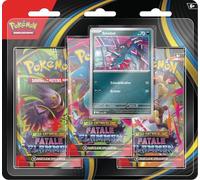 Pokémon Jeu de Cartes à Collectionner : Pack de 3 Méga-Évolution - Flammes Fatales : Sniebel (1 Carte Promo holographique & 3 boosters)