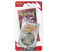 Pokémon Jeu de cartes à collectionner Scarlet & Violet Destined Rivals Blister avec carte promotionnelle Évoli Booster Pièce de monnaie à partir de 6 ans