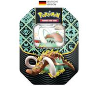 Pokémon Jeu DE Cartes À Collectionner : Tin Box Carmesin & Pourpre - Destinées de Paldeas - Dent Géante ex (1 Carte Promo holographique & 4 boosters)