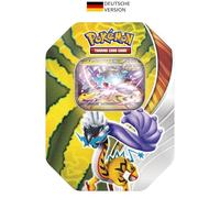 Pokémon Jeu de Cartes à Collectionner : Tin-Box Destinées Paradoxales : Furienblitz-ex (1 Carte Promo holographique & 4 boosters)