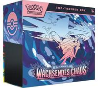Pokémon Jeu de Cartes à Collectionner : Top Trainer Box Mega Development - Chaos Croissant (1 Carte Promo Plein écran, 9 boosters et Accessoires Haut de Gamme)