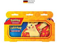 Pokémon - Jeu de Cartes à Collectionner : Trousse à Crayons pour la rentrée Scolaire - Pikachu (1 boîte Tin & 2 boosters)