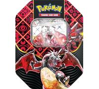 Pokémon Tcg - Scarlet & Violet - Paldean Fates Tin (Charizard Ex / Iron Treads Ex / Great Tusk Ex - 1x Random Tin)