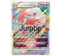 Pokemon **Jumbo** Carte - Hisuian Zoroark Vstar - SWSH298 - Oversize- Vstar Collection Box Exclusive