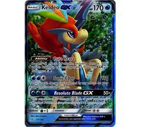 Pokemon Keldeo GX 47/236 Ultra Rare Card (Unified Minds) + TitanCards® Toploader