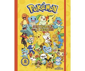 Pokémon - L'Intégrale des huit régions - Livre compilation avec 8 aventures cherche-et-trouve, des informations sur les Pokémon et des jeux d'observation - Dès 6 ans