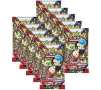 Pokemon Lot de 10 cartes à collectionner Carmesin & Pourpre | Allemand | Série de cartes Scarlet & Violet | + Arkero-G 100 pochettes souples