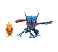Pokémon Lot de 2 Figurines de Combat Comprend Un Greninja de 11,4 cm et des Figurines de Combat torchiques de 5,1 cm avec Accessoire - Exclusivité Amazon