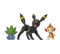 Pokémon Lot de 3 Figurines de Combat - Comprend des Figurines de Combat de 5,1 cm, d'Oddish et d'ombreon de 7,6 cm (PKW2682)