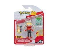 Pokémon Lot de 3 Figurines de Combat - Comprend des Figurines de Combat Morpeko et Bulbasaur de 5,1 cm et Raboot de 7,6 cm