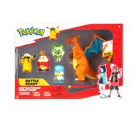 Pokémon Battle Figure Figurines d'action 6-Pack Multi-Pack Jazwares