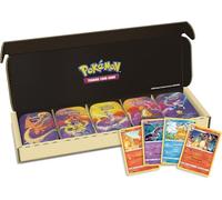 Pokémon : Lot de 5 Mini-boîtes Puissance de Kanto (10 boosters, 5 pièces et 5 Cartes artistiques)