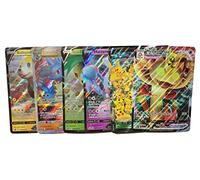 Pokemon - Lot de 6 cartes Jumbo aléatoires (sélection variable) V - Vmax - Vstars - V Union