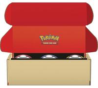 Pokémon : Lot de Boîtes Poké Ball - Poké Ball, Super Ball et Hyper Ball (9 boosters, et 6 Pages d’Autocollants)