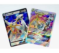 Pokémon Lot de Cartes Arceus V et Vstar Black Star Promo SWSH307 + SWSH306