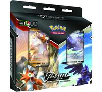 Pokemon - Lot de Decks de Combat Lougaroc V vs Corvaillus V - Jeu de Cartes - à partir de 6 Ans - 2 Joueurs - 10 Minutes de Temps de Jeu ou Plus