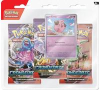 Pokémon Lot de Trois enveloppes (Cleffa) de l'expansion Scarlatto et Violetto - Chronoforces du GCC (Trois enveloppes d'extension et Une Carte holographique), édition en Italien